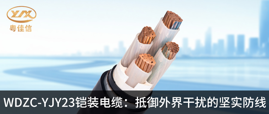 粵佳信WDZC-YJY23鎧裝電纜：抵御外界干擾的堅(jiān)實(shí)防線