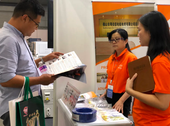 電力電纜知名廠家粵佳信公司精彩亮相2024中國(guó)機(jī)電產(chǎn)品（新加坡）品牌展覽會(huì)